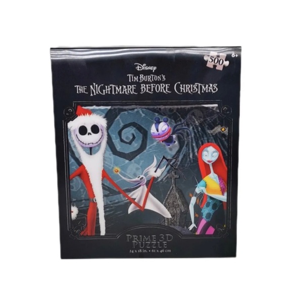 Jigsaw Puzzle 500 Pieces  3D  The Nightmare Before Christmas Jack Skellington - Picture 4 of 6